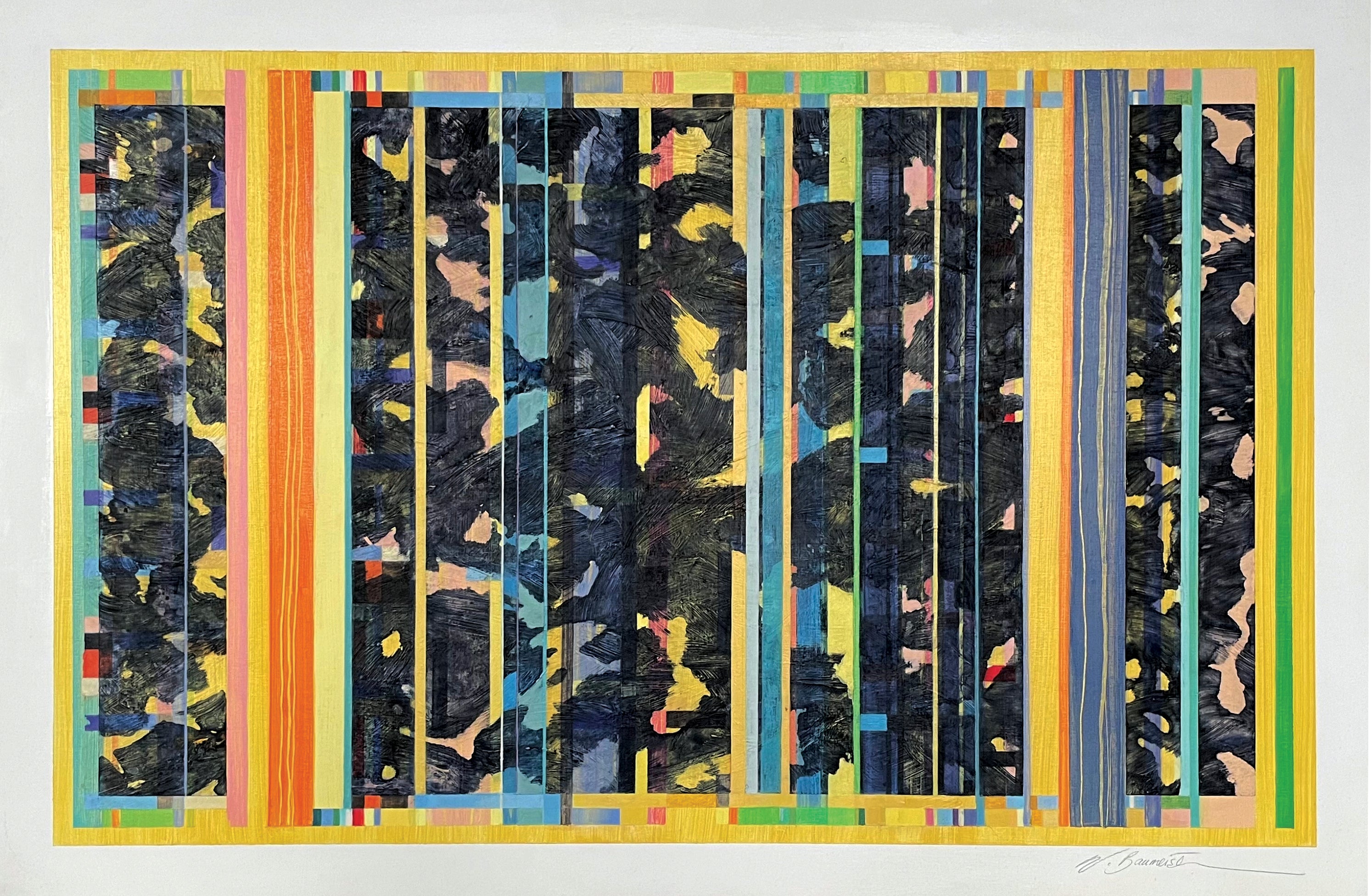 Nicoletta Baumeister Original Painting framed