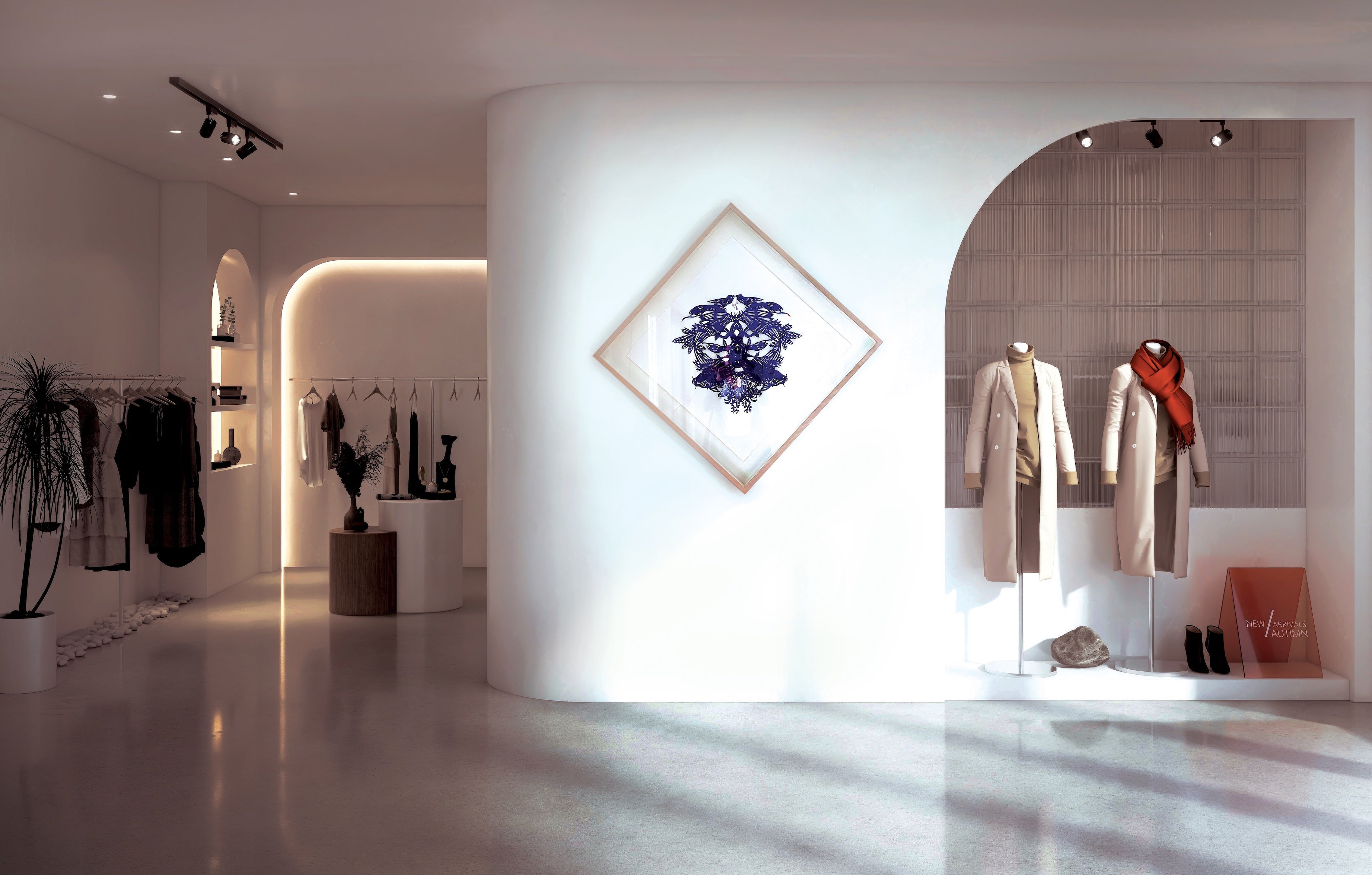 Paul Robles original cut paper work