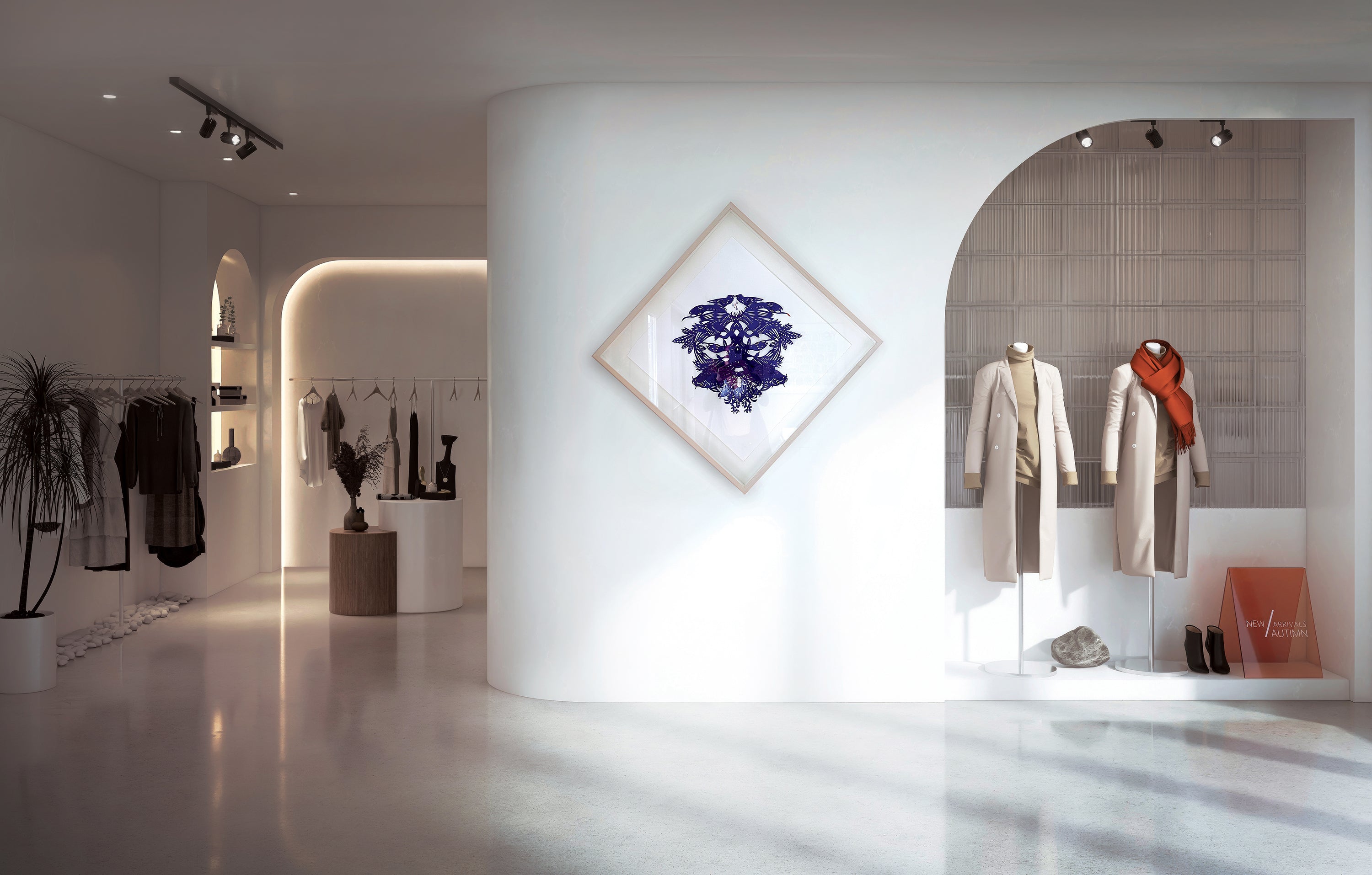 Paul Robles original cut paper work