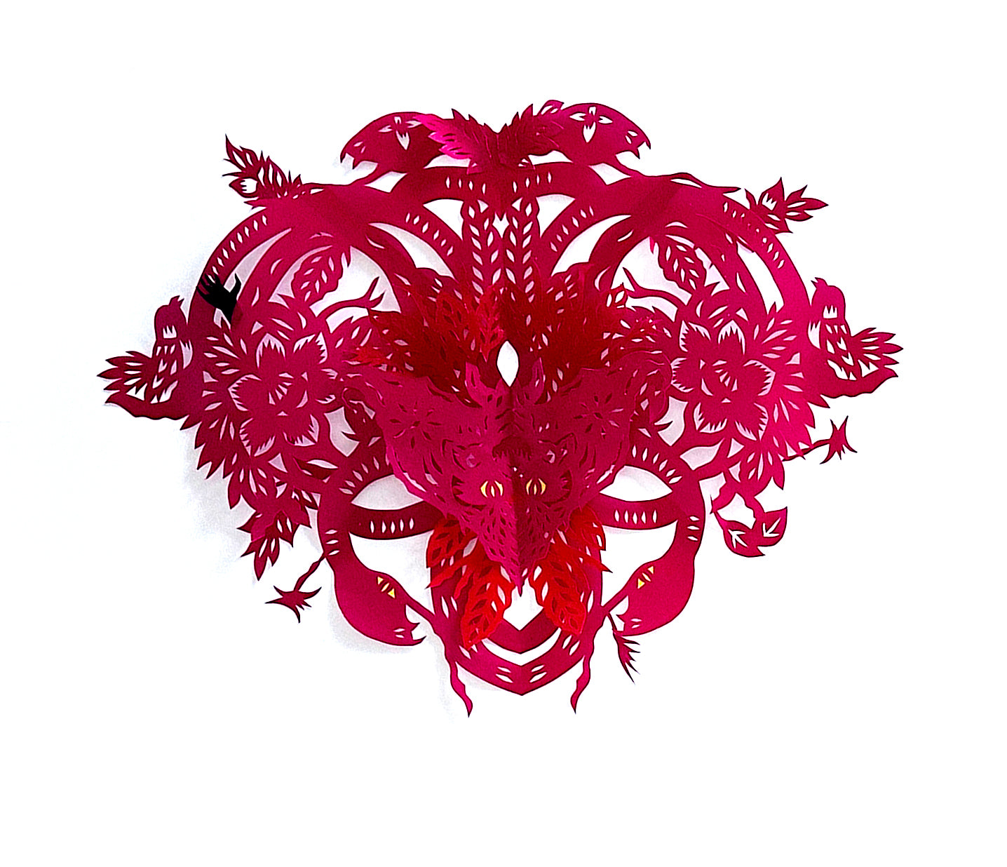 Paul Robles original cut paper work