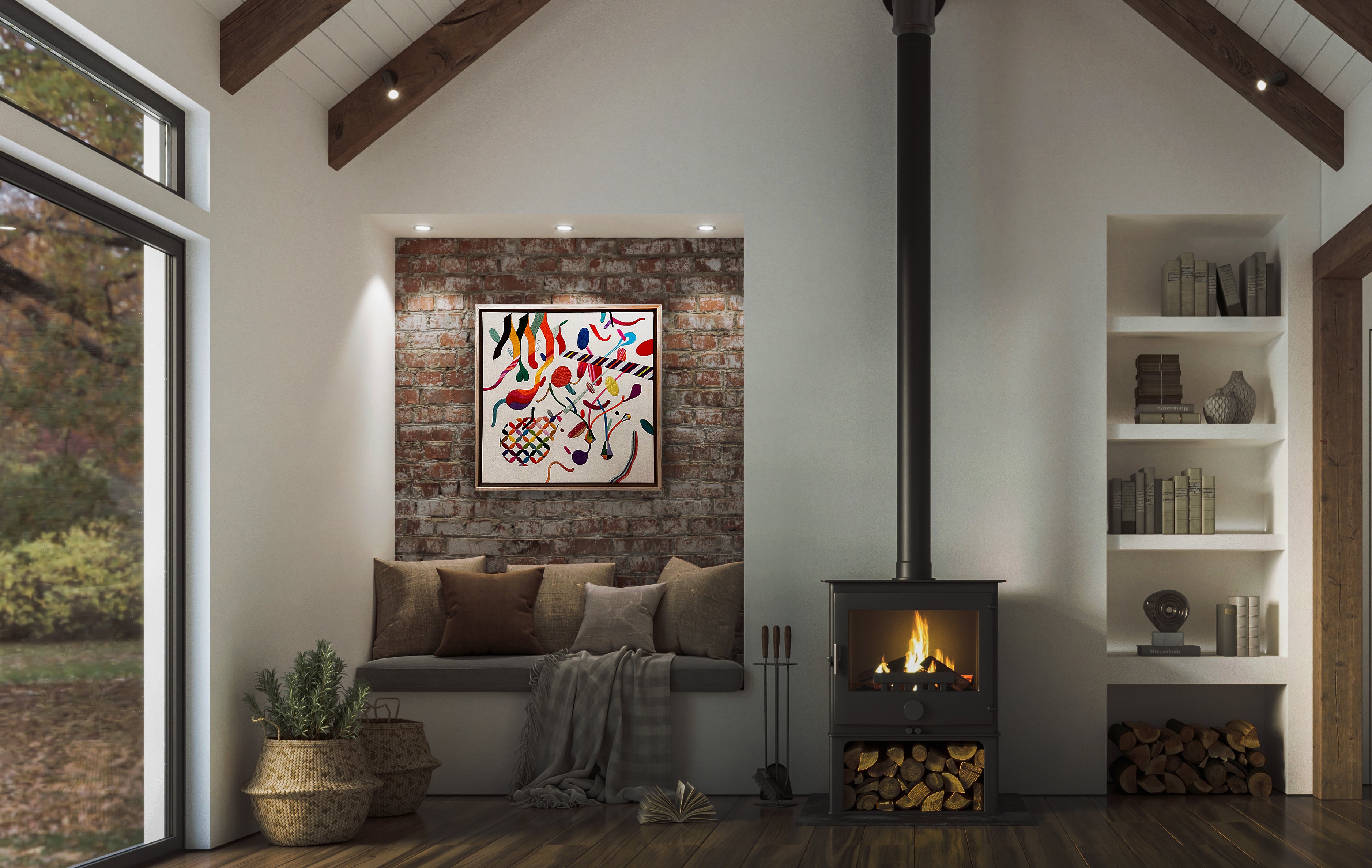 Takashi Iwasaki original embroidery