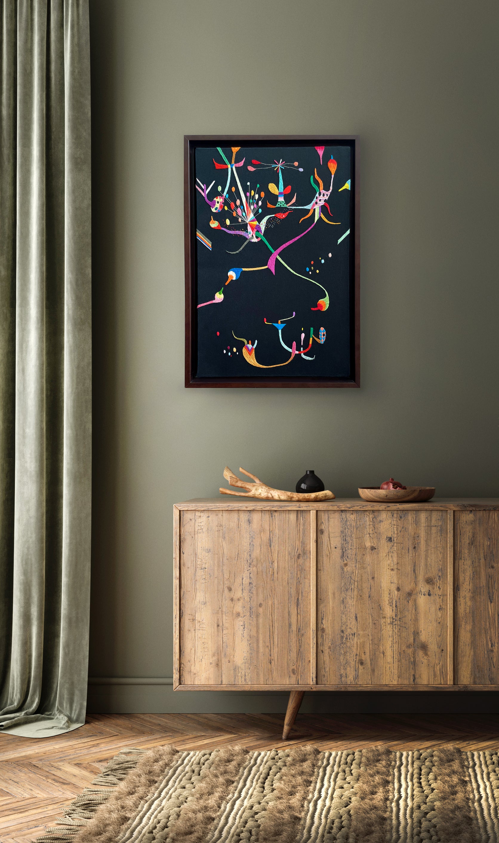 Takashi Iwasaki original embroidery