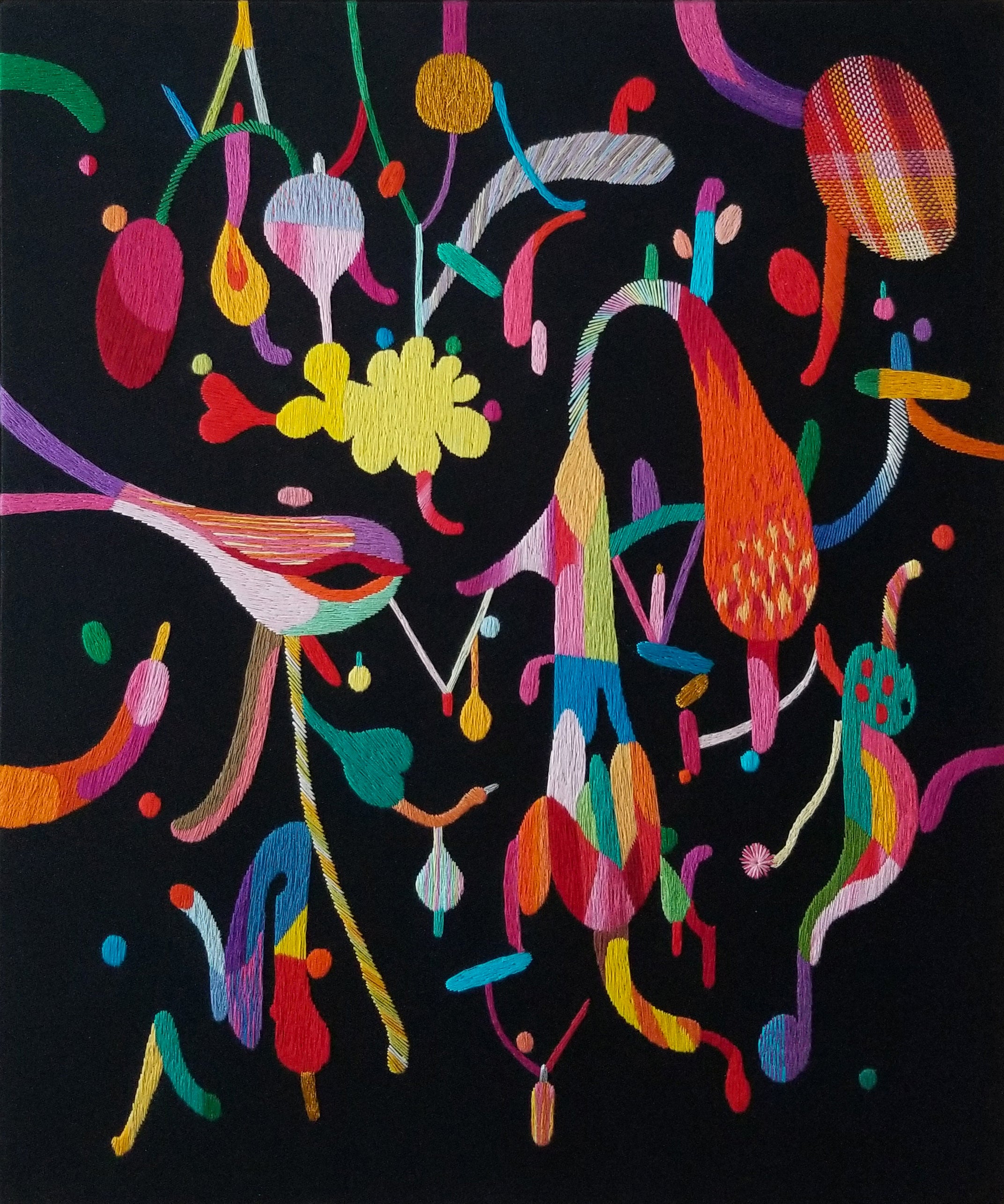 Takashi Iwasaki original embroidery