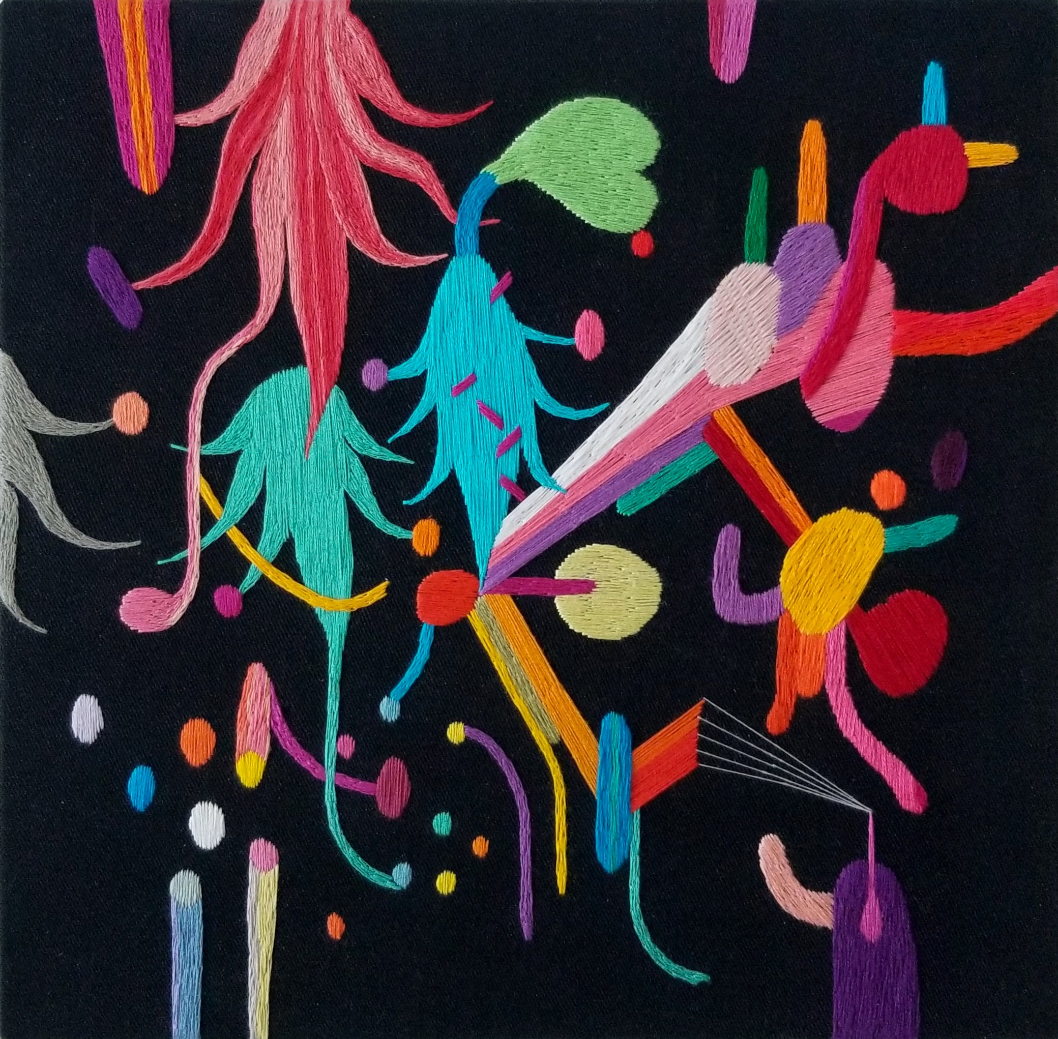 Takashi Iwasaki original embroidery