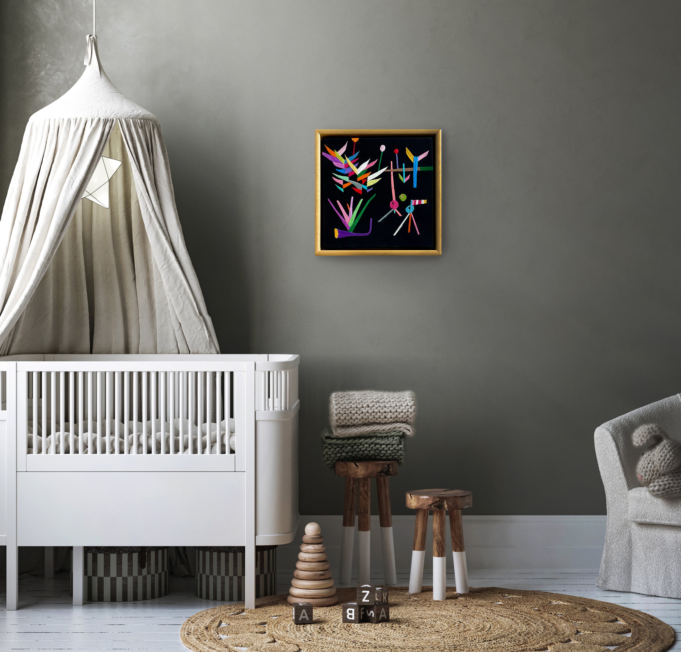 Takashi Iwasaki original embroidery