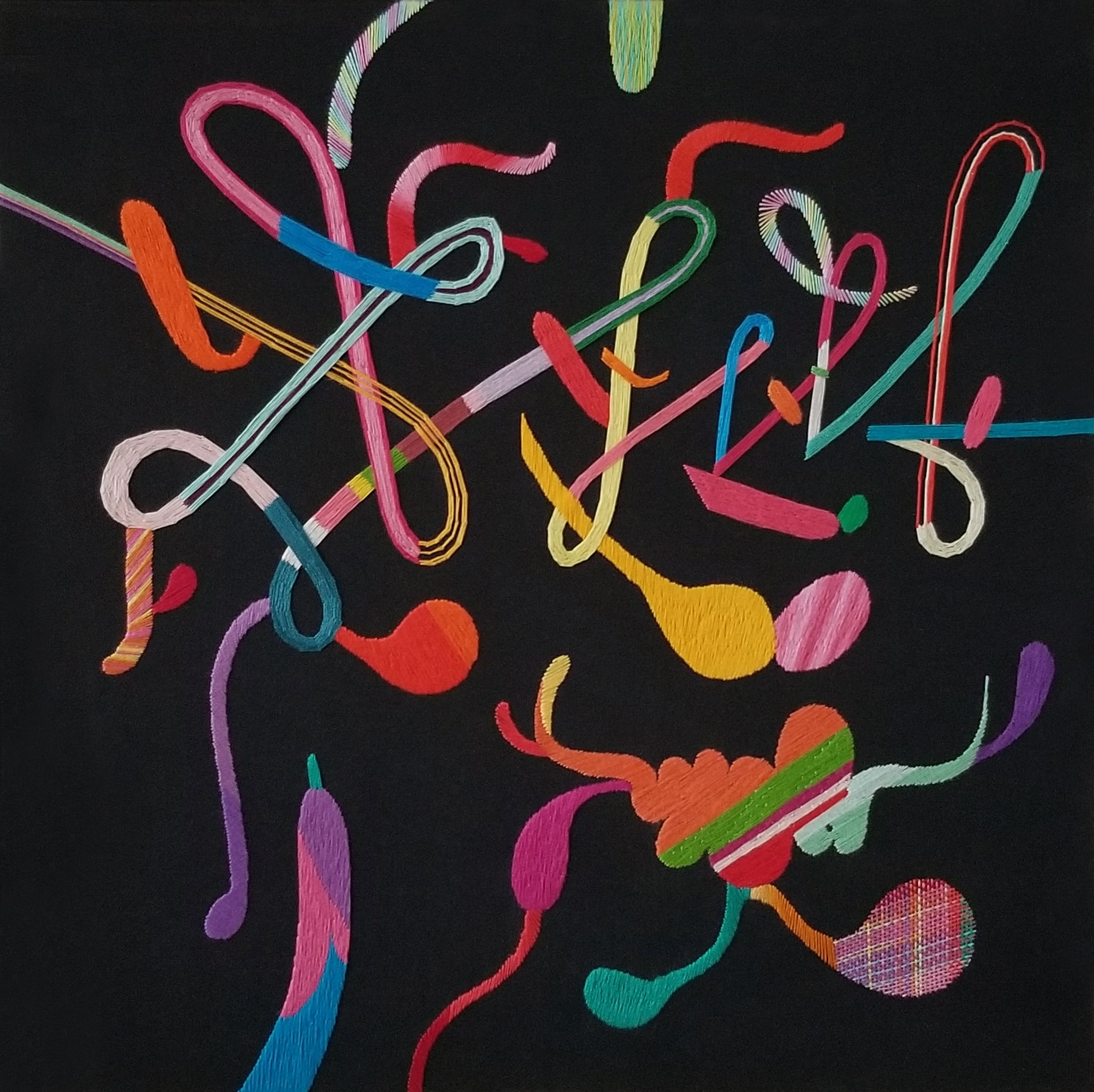 Takashi Iwasaki original embroidery