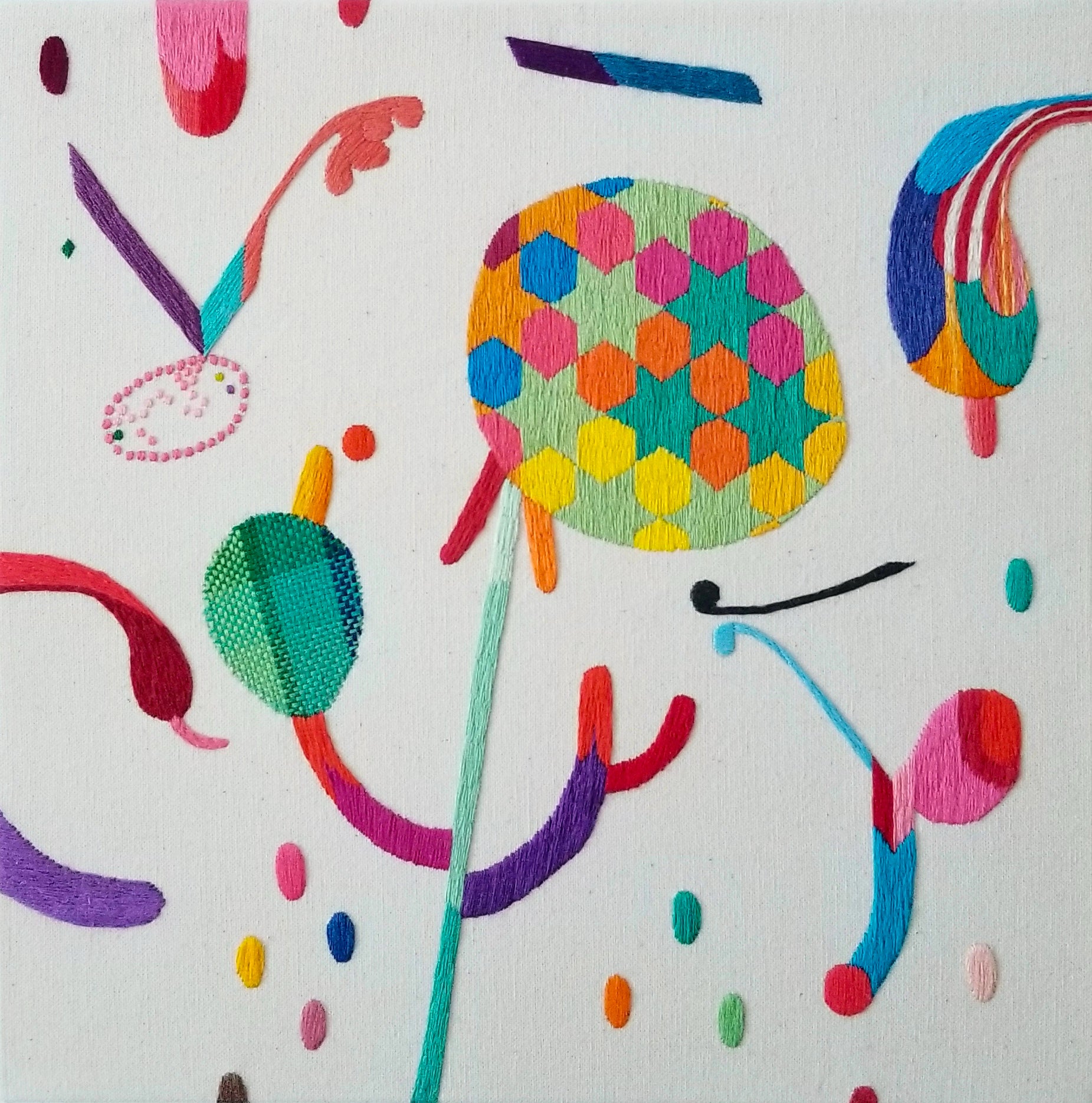 Takashi Iwasaki original embroidery